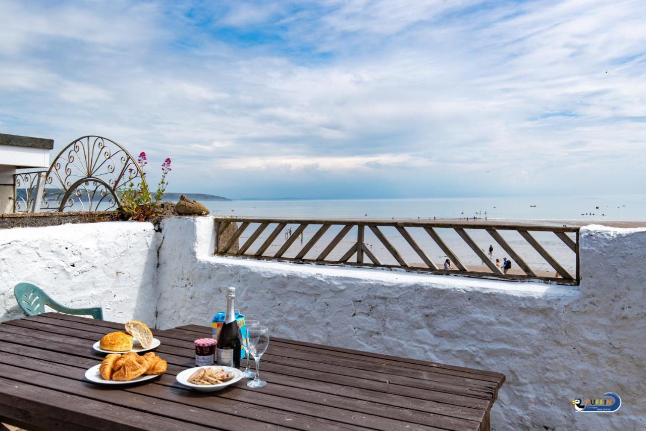 Kilmore - Beach Front House, Direct Beach Access, Spectacular Sea Views Saundersfoot Bagian luar foto